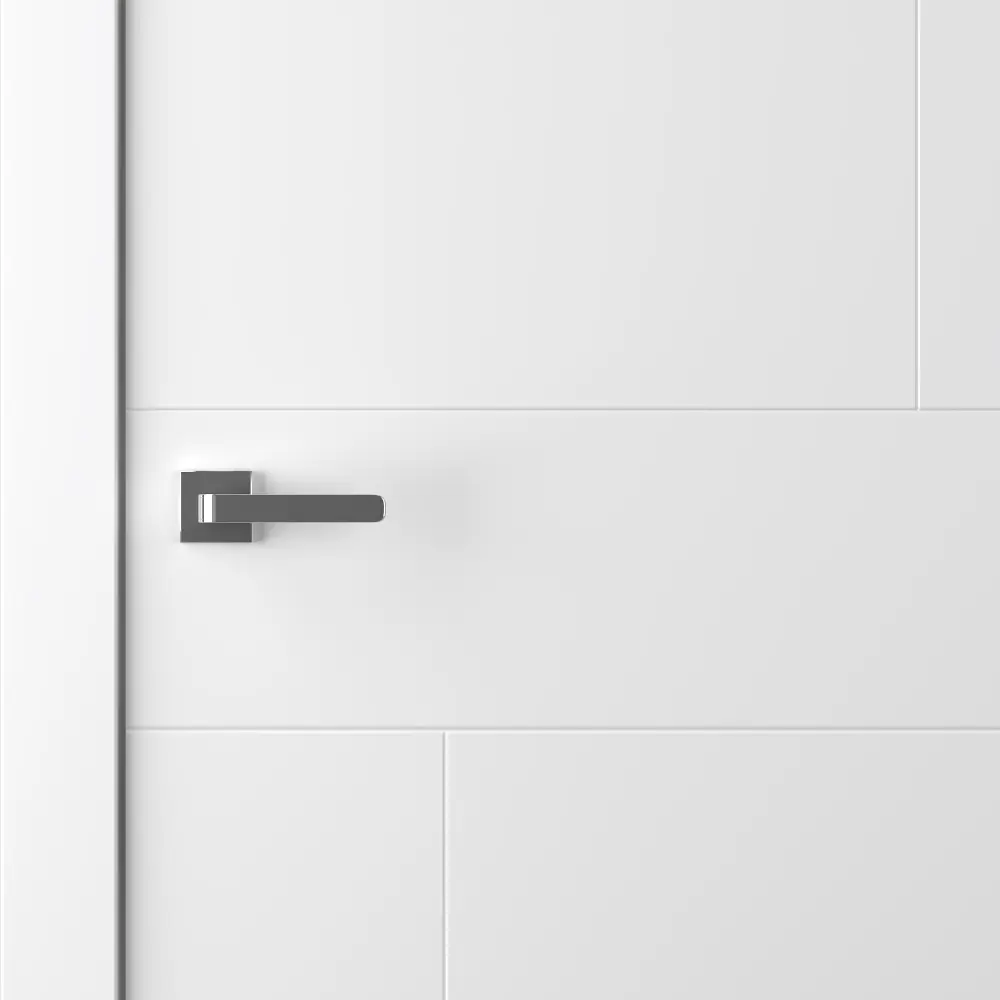 Дверь межкомнатная глухая Лацио 2 90x200 см эмаль белый без замка, без петель BELWOODDOORS STLM-2086031 - Вид №1