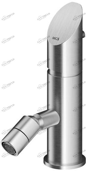 MGS Смеситель для биде из нержавеющей стали, устанавливаемый на столешницу, с регулируемым изливом Contemporary sun-id-1450309