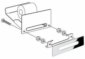 INDA® Держатель рулона туалетной бумаги металлический для гостиниц Hotellerie A04270