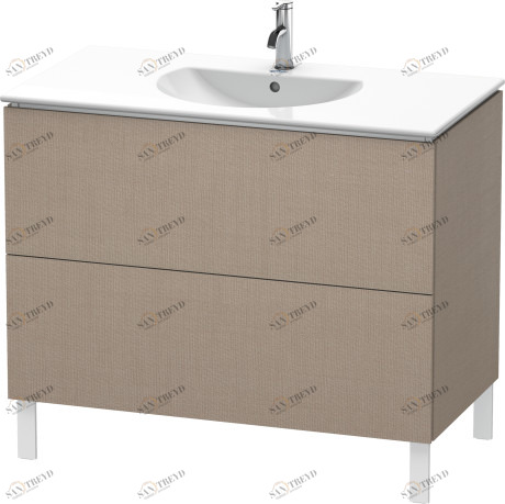 LC660707575 L-Cube Тумбочка напольная Лен, декор Duravit