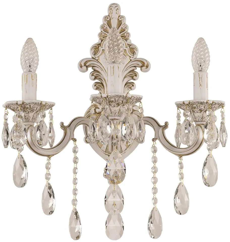 98259685 Настенный светильник BOHEMIA IVELE CRYSTAL AL7801B15.3.175.B.WMG цвет белый STLM-0609894