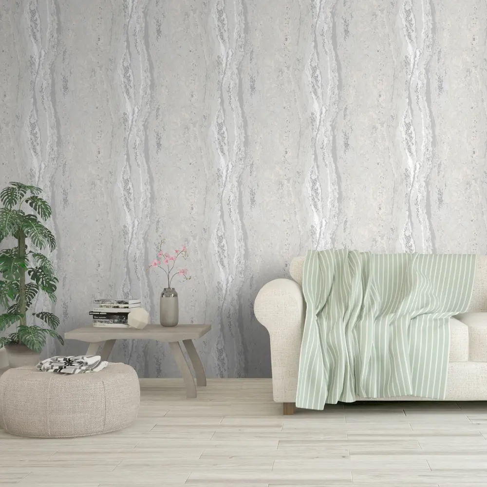 Обои флизелиновые Victoria Stenova Kamchatka бежевые 1.06 м VS281342 84507205 STLM-2139289 - Вид №2