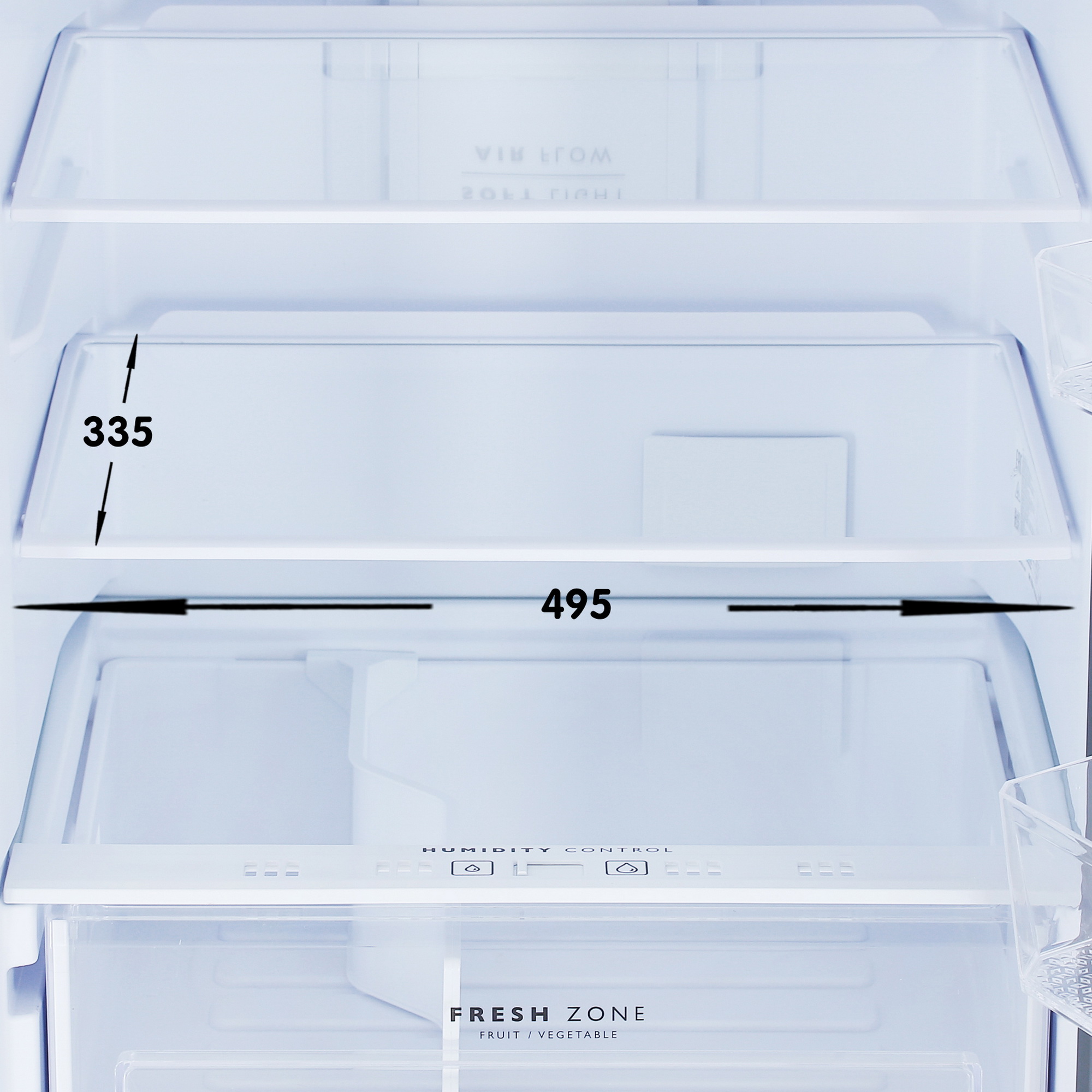 9055875 Холодильник с морозильником   Бирюса M960NF серый STDN-0104169 - Вид №8