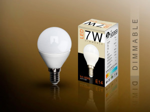 064052 Лампочка LED 3000K 7W E14 регулируемой яркостью Schuller