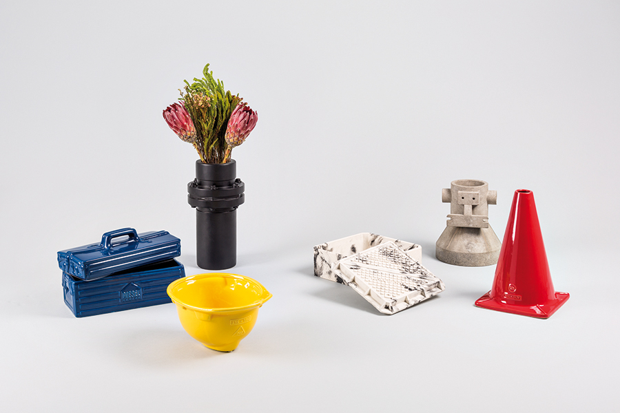 Контейнер для хранения мелочей Work is over доломитовый Seletti 11057 - Вид №5