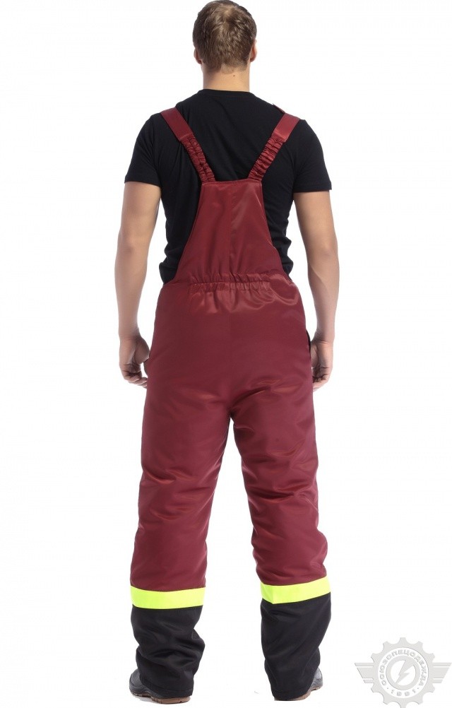 61592 Костюм "Сатурн" зимний бордо  Зимняя спецодежда  размер 60-62/182-188  - Вид №13