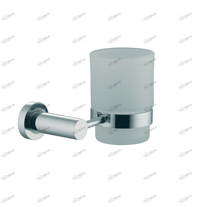 F6003/1 Стеклянный стакан с держателем отдельностоящий FIMA CARLO FRATTINI Rotola 