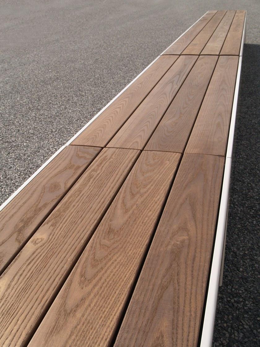 IMAGE'IN Скамья из фибробетона и дерева с контейнером sun-id-1432783 - Вид №3