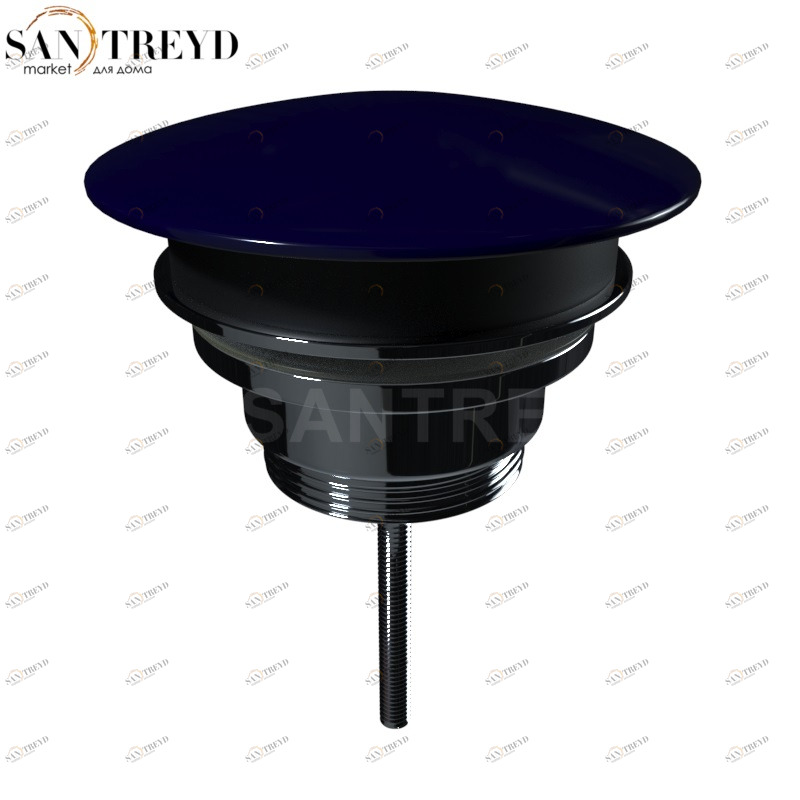 923377 Донный клапан клик-клак всегда открытый с накладкой из керамики 1”1/4 Kerasan 