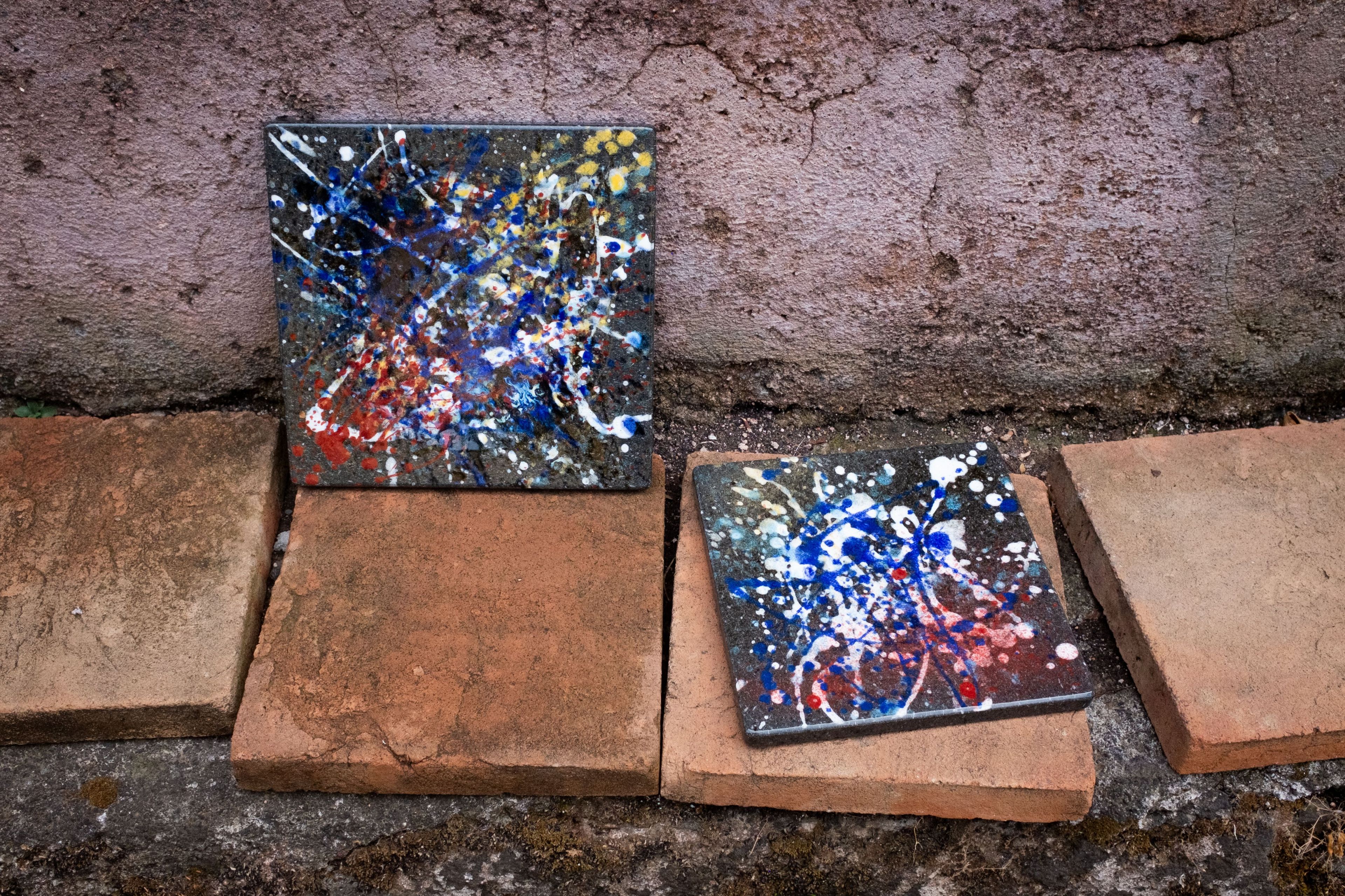 Scavatasche / квадратный центральный элемент из лавового камня Etnea Cuorelavico момент ARCH-00078162 - Вид №1