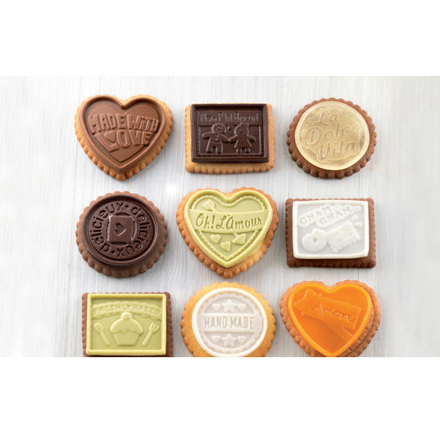 22.166.77.0165 Набор для приготовления печенья cookie love slim Silikomart  - Вид №2