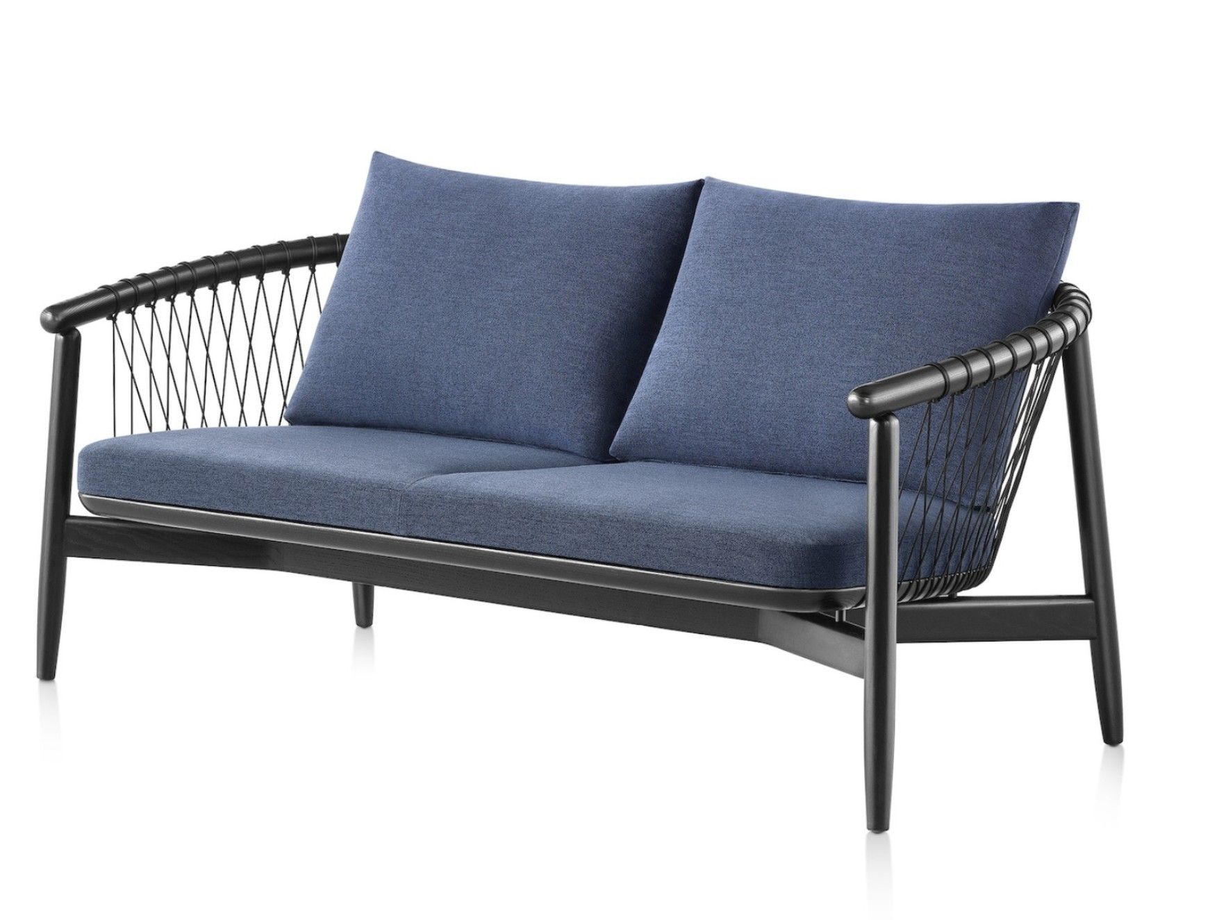 2-местный деревянный и тканевый диван Herman Miller Crosshatch ARCH-00119966 - Вид №1