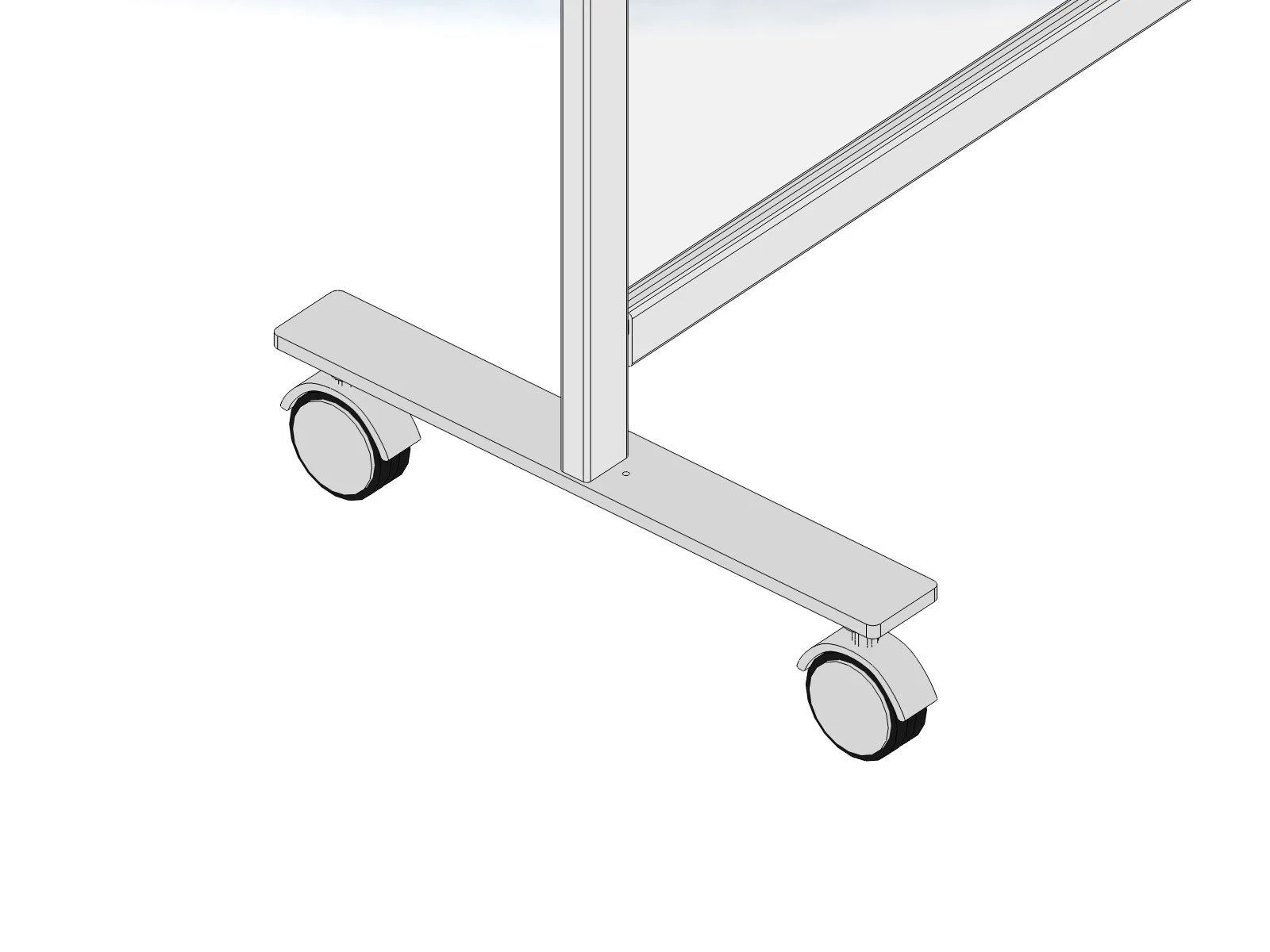 Модульная офисная перегородка из алюминия и метакрилата STUDIO T InUno ARCH-00141306 - Вид №5