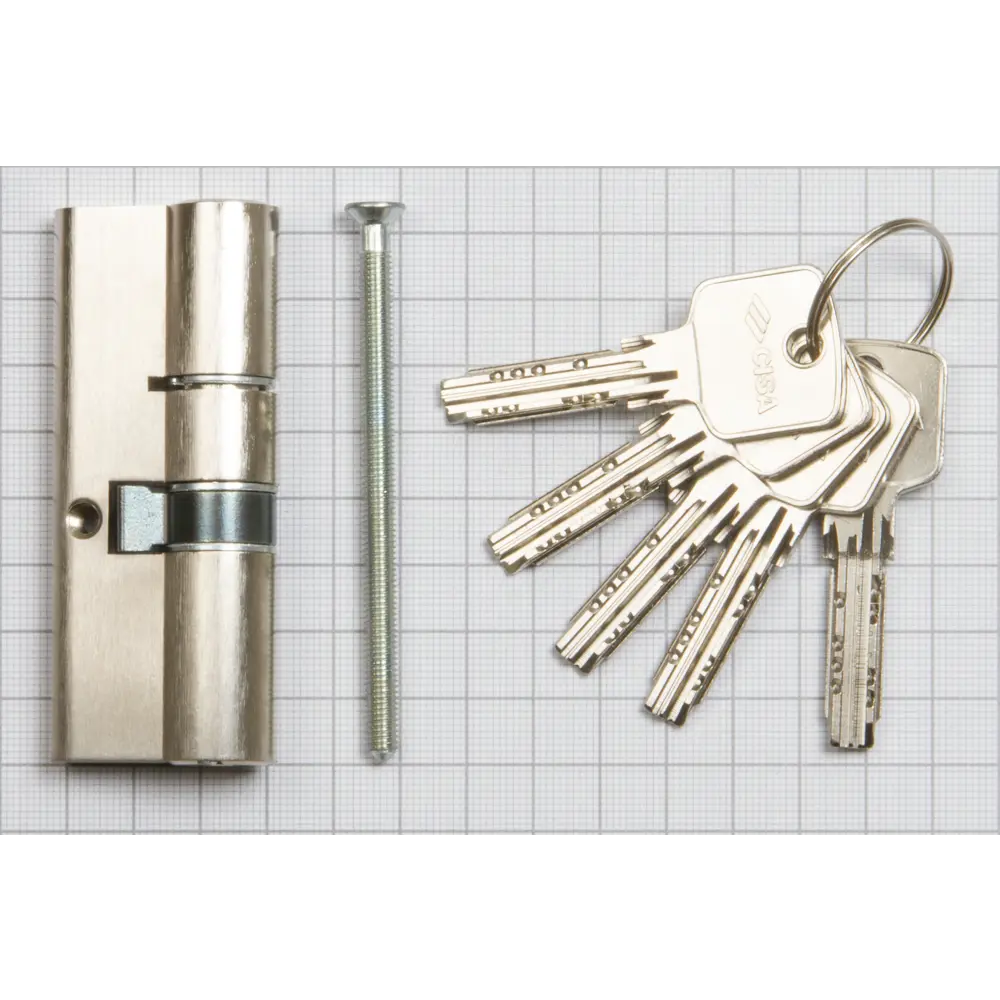 Цилиндр Cisa Astral ОА310-19.12, 35x45 мм, ключ/ключ, цвет никель STLM-2127684 - Вид №2