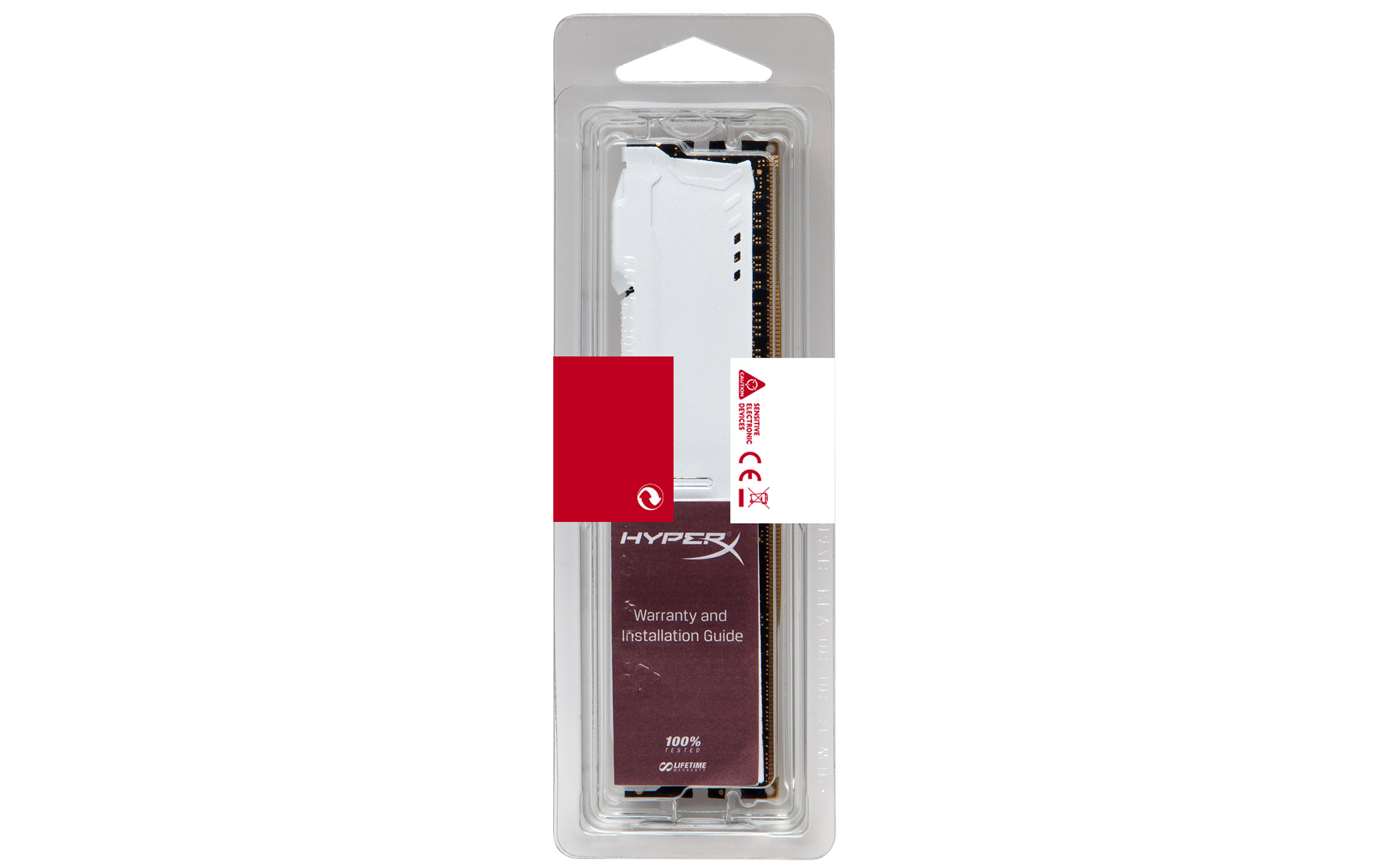 HX424C15FW2/8 8gb 2400mhz ddr4 cl15 dimm hyperx fury white Kingston Santreyd  - Вид №3