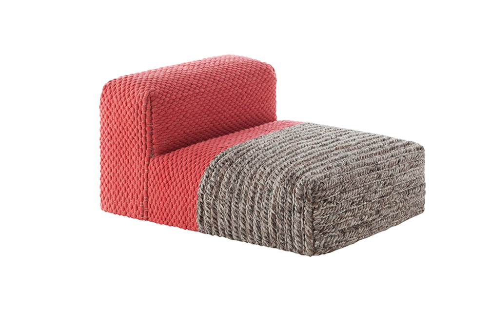 007312 Пуф модульный Plait Coral GAN Mangas Space  - Вид №4