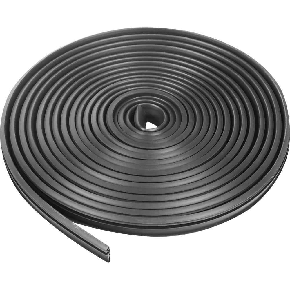 Уплотнитель для деревянных окон и дверей 17х6Мм 5.5М цвет чёрный Ultima STLM-2199792
