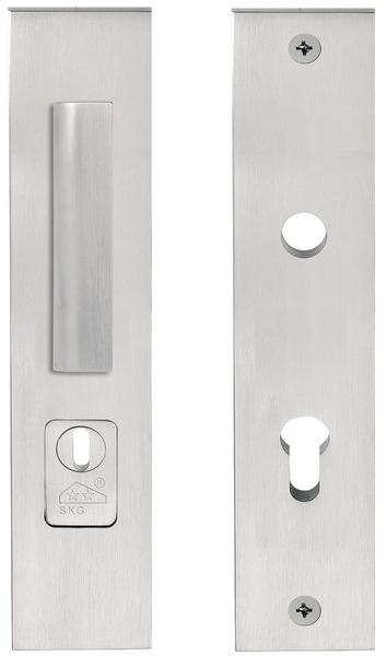 Formani Ручка для входной двери на пластине из нержавеющей стали Two Pb23-50/kt -23-28/kt - Вид №1