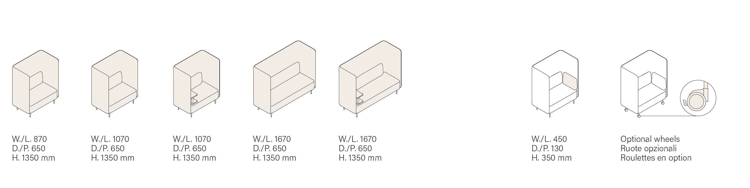 Тканевое кресло с высокой спинкой Martex Core ARCH-00032698 - Вид №5