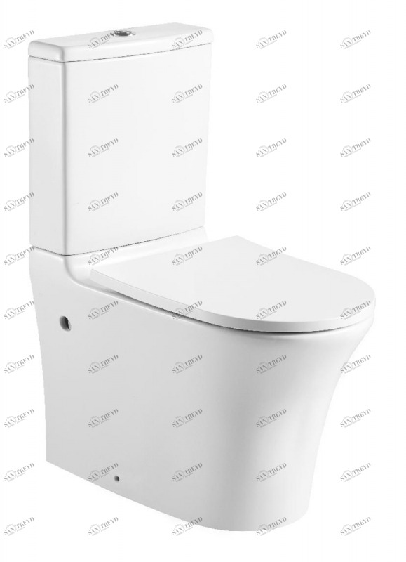 CX21214UW Компакт унитаз с бачком Белый Bravat Pura Турция