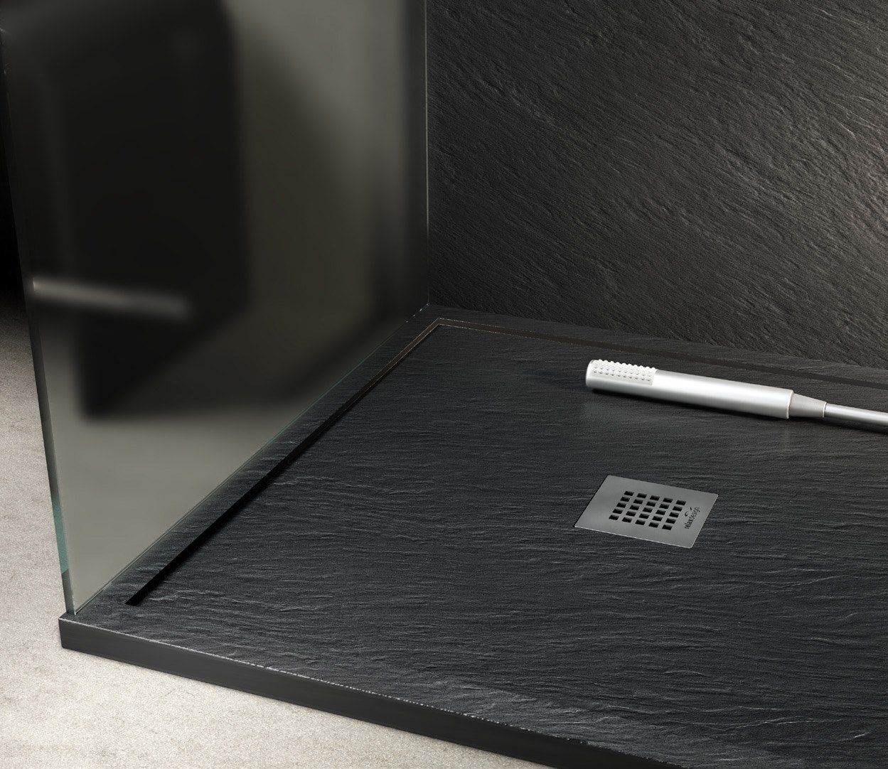 Технические мраморные противоскользящие встраиваемые поддоны для душа Relax Design ROCKY CLASSIC ARCH-00075759