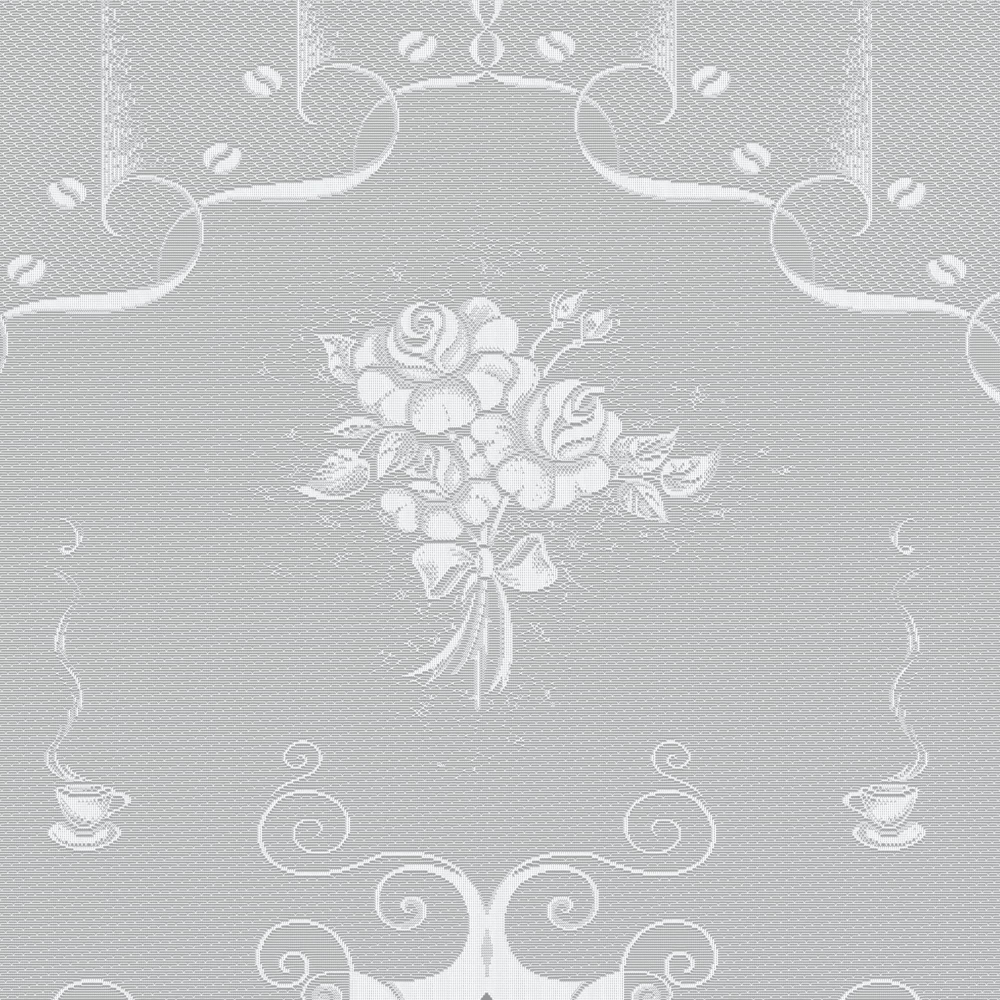 18205282 Занавеска для кухни на ленте «Утро», 220х160 см, сетка, цвет белый Santreyd  - Вид №3