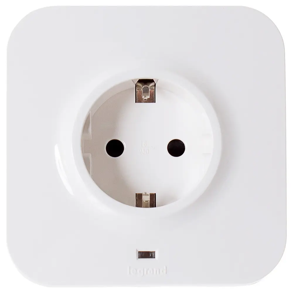 Разветвитель Legrand с подставкой для телефона 1 розетка с заземлением 16 А 2 USB 2.1 А цвет белый STLM-2186865 - Вид №1