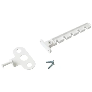 Ограничитель оконный 150 мм металл, цвет белый
