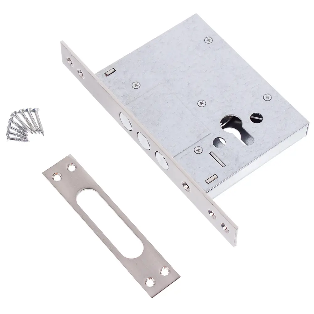 PALLADIUM - Корпус замка 0257 в сером никеле для входных дверей 17167587 STLM-0007608 - Вид №1