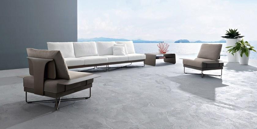 Roberti Низкий прямоугольный алюминиевый садовый столик Coral reef sun-id-1479997 - Вид №3