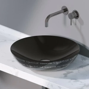 L241421P Накладная раковина на столешницу  круглая A. e T. Italia THIN