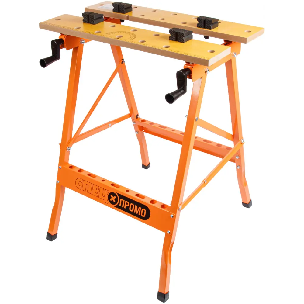 Верстак-тиски СПЕЦ ПРОМО с регулируемой столешницей и измерительной шкалой 89356313 STLM-0841642