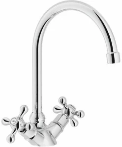 Nobili Rubinetterie Смеситель для кухни на одно отверстие с поворотным изливом Grazia Grc5117cr