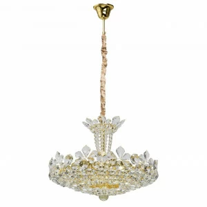 Подвесная люстра MW-Light Лаура 5 345010914 MW-LIGHT ДИЗАЙНЕРСКИЕ, ЛАУРА 181811 Золотой