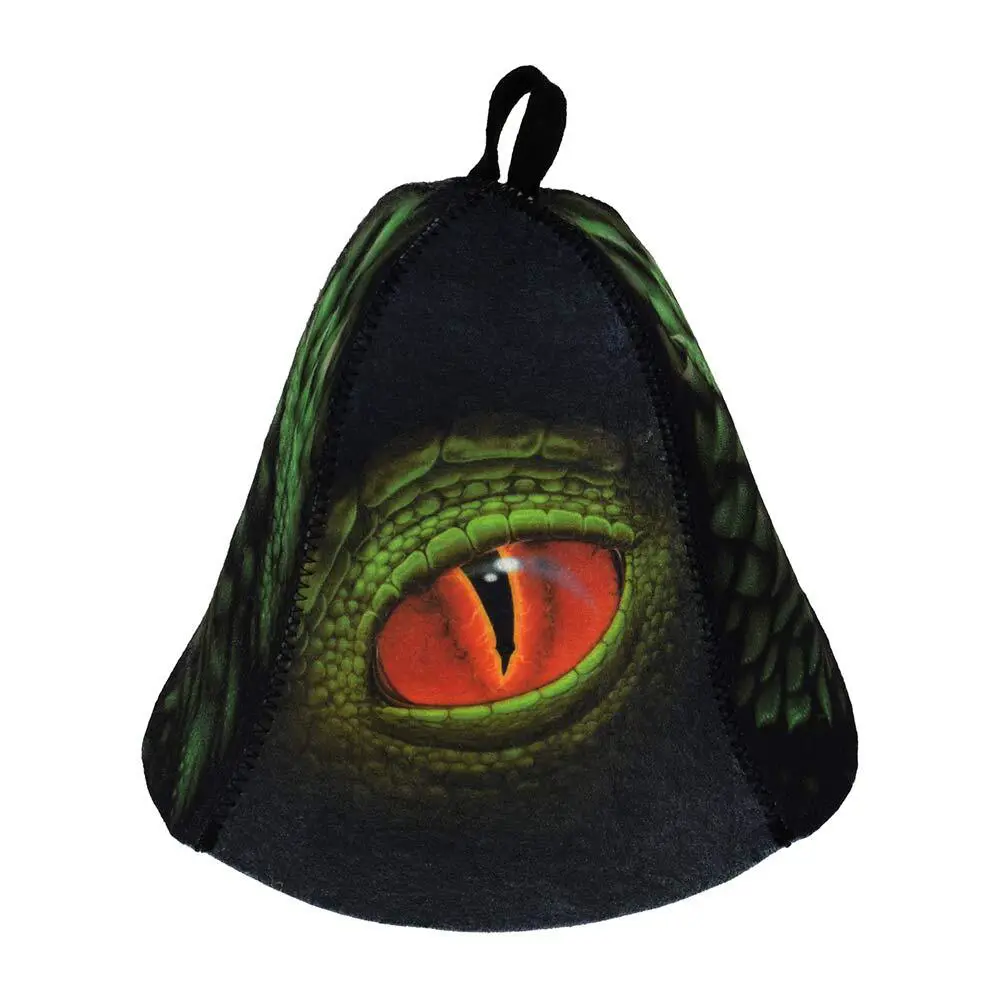 Шапка для бани Банные Штучки глаз дракона войлок цвет черный STLM-2107093