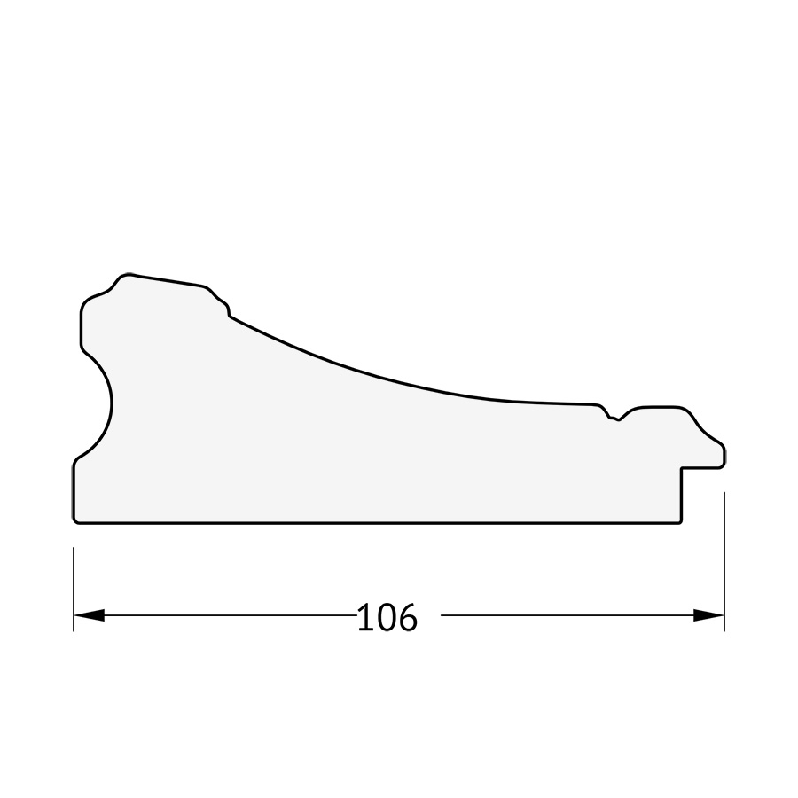 BY 4338 Зеркало с гравировкой в багетной раме - барокко серебро 106 mm EVOFORM Exclusive-G - Вид №4