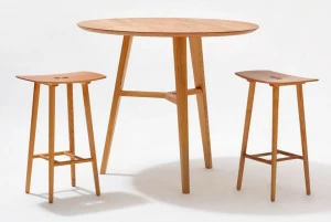 sixay furniture Высокий стол из массива дерева Finn