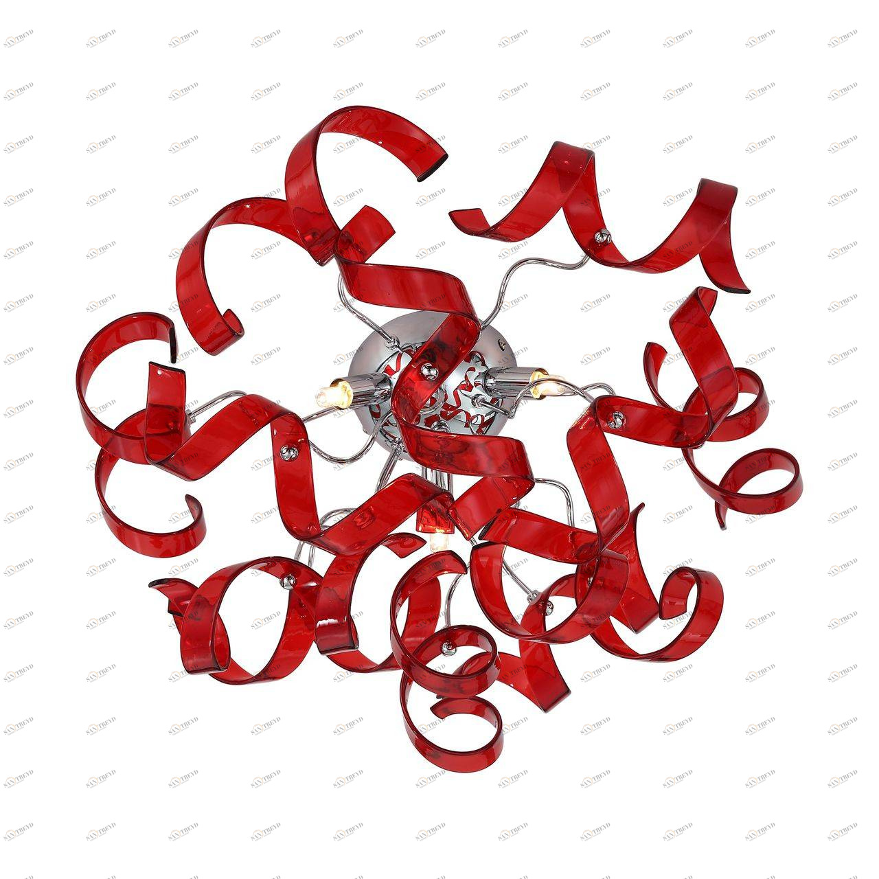 Потолочная люстра ST Luce Segreto SL452.602.03 ST LUCE SEGRETO RED, ШАР 058933 Красный 