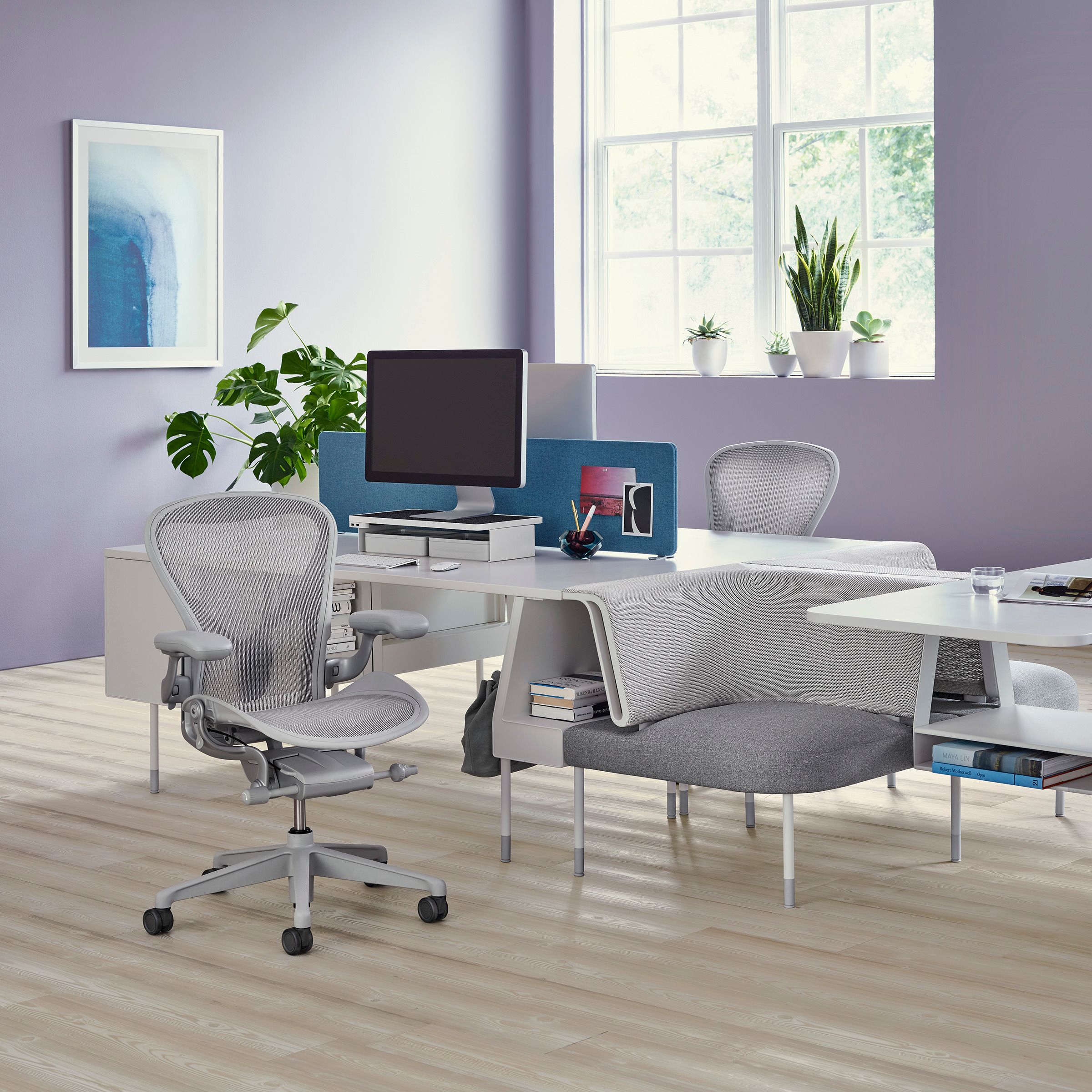 Угловое кресло с подлокотниками Herman Miller Public Office Landscape ARCH-00025700 - Вид №1