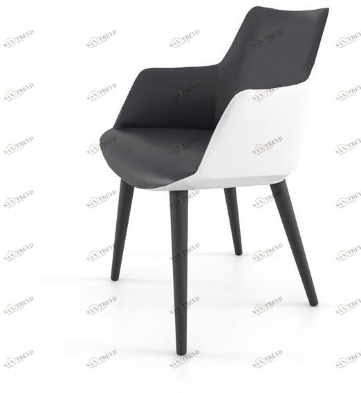 ESTEL GROUP Мягкое кожаное кресло с подлокотниками Divina sun-id-1395480