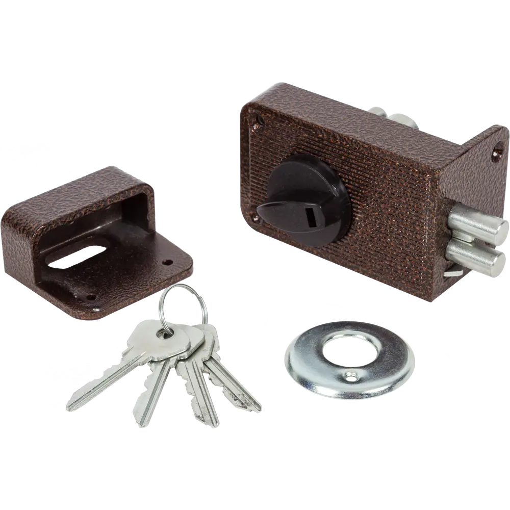 Замок накладной ЗЕНИТ ЗН-2-3 для входных дверей с антикоррозийным покрытием 82126221 STLM-0019804 - Вид №1