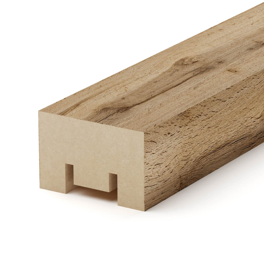 Интерьерная рейка МДФ Stella Милана Light Пекан 20*30*2700 (уп.8шт.) STSR-823