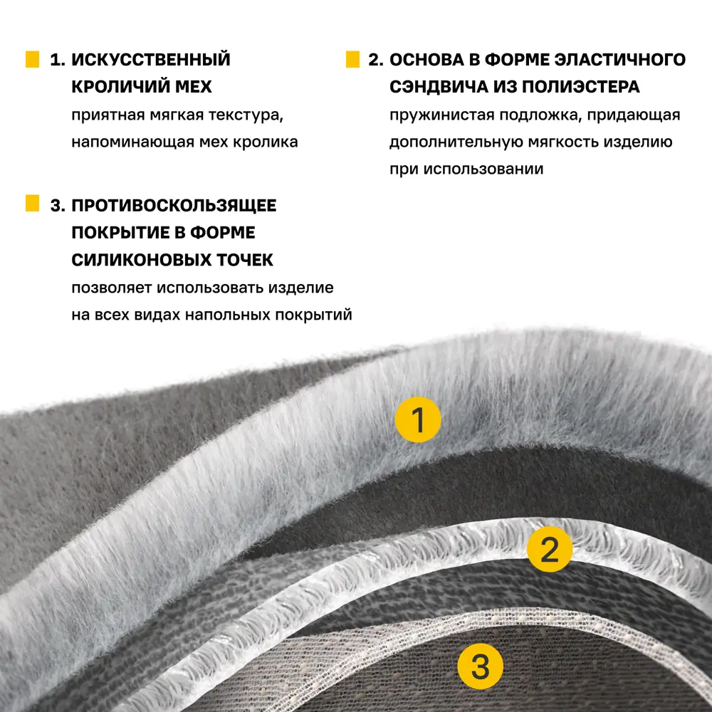 INSPIRE BIANCA: Искусственная шкура розового оттенка для уютного интерьера 83235395 STLM-0039670 - Вид №11