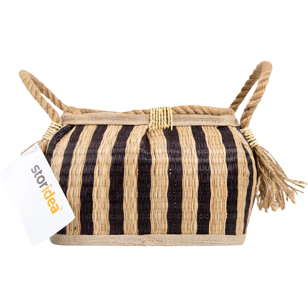 Корзина мягкая Kub HAP8547 21x21x15 см 4.3 л пальмовое волокно STORIDEA STLM-2125362 - Вид №5