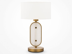 Металлическая настольная лампа