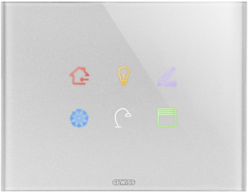 GEWISS Стеклянная кнопочная панель Home & building automation sun-id-1388007 - Вид №2