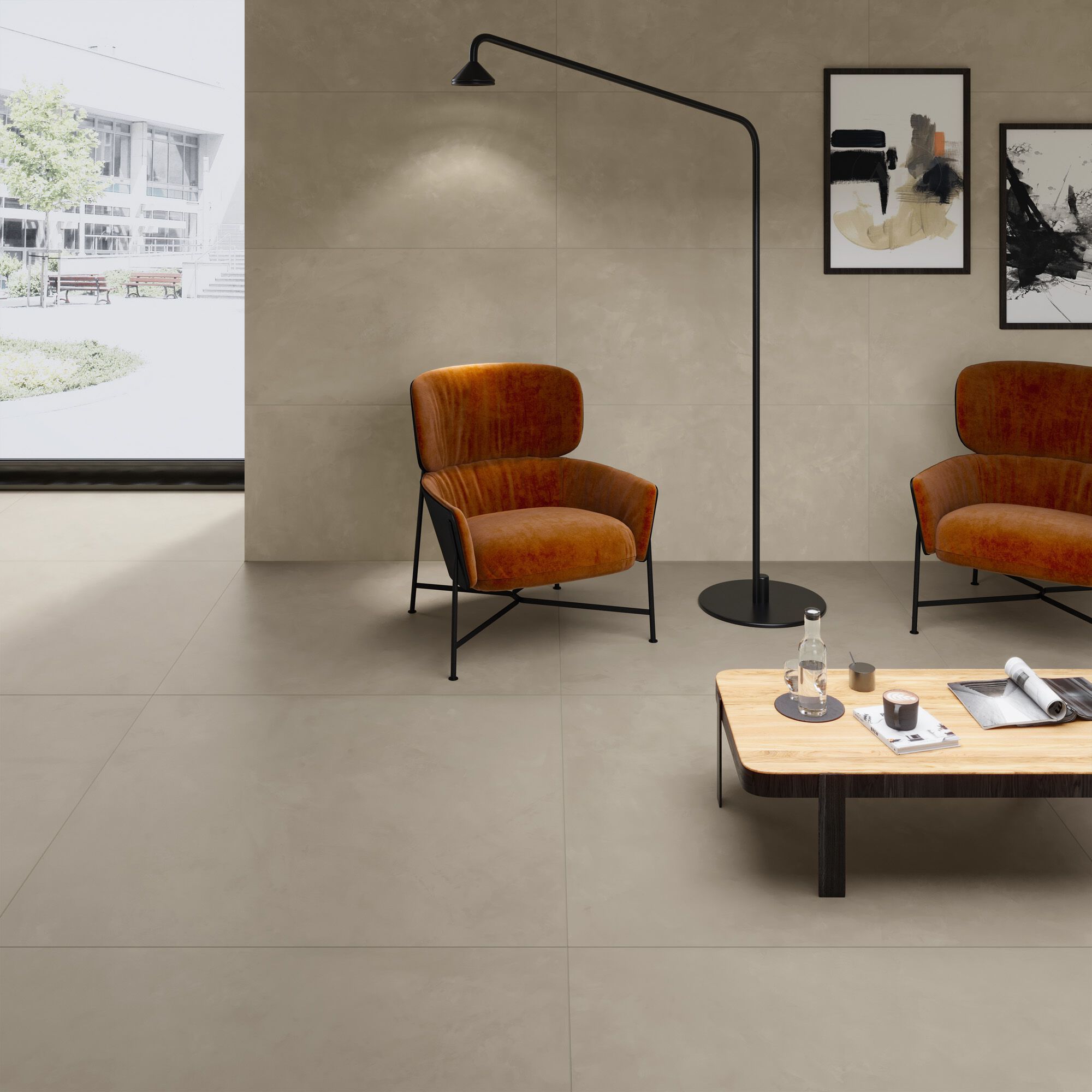 Пол / керамогранит с эффектом смолы Ceramiche Caesar Join ARCH-00097034 - Вид №8