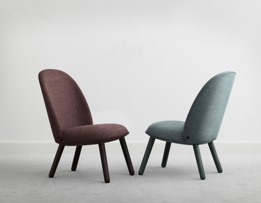 Стул Velour бордовый бархатный Normann Copenhagen 603057 - Вид №4