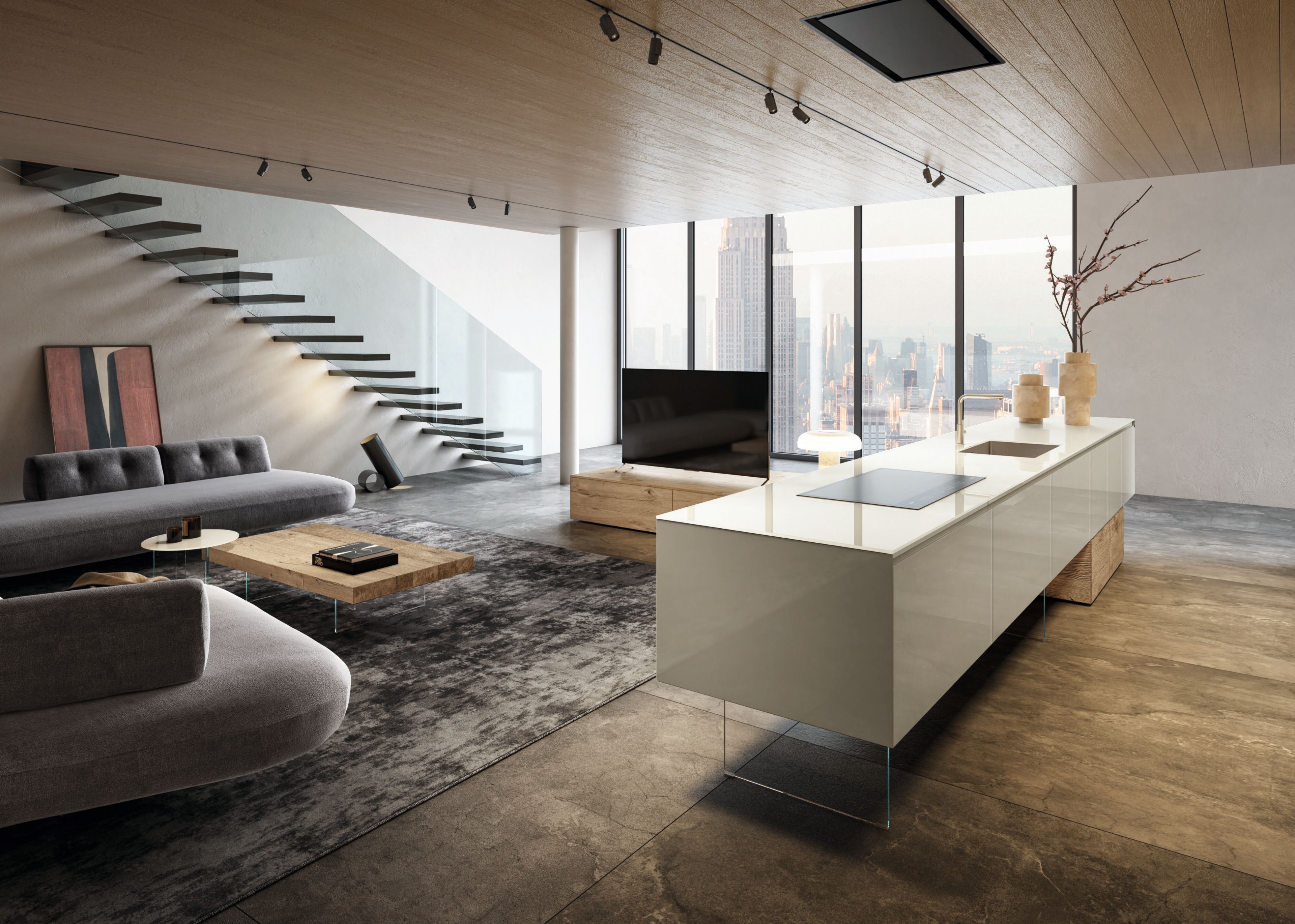 Кухня с островом Lago 36e8 CUT KITCHEN 2823 ARCH-00072733 - Вид №3