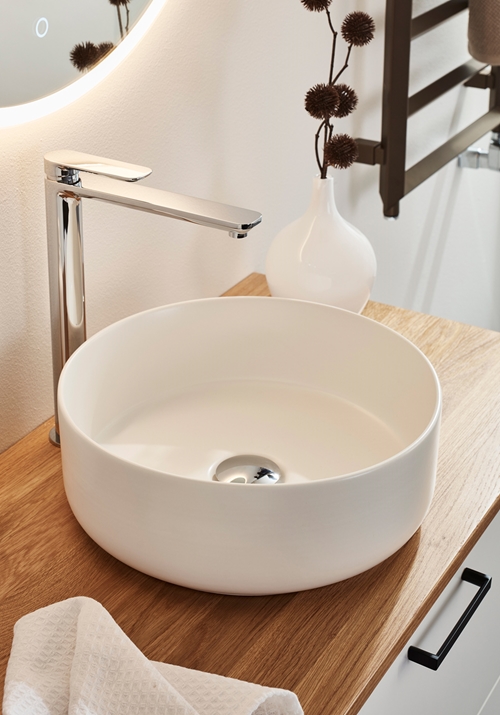 1381261 Смеситель Для Умывальника Slim High Chrome Hafa  Хромированный  - Вид №2